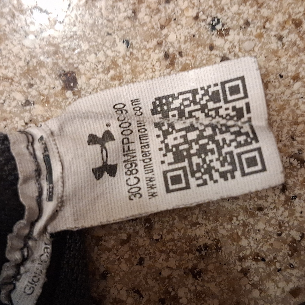 Under Armour Women's Charcoal Gray and Pink Performance Shorts - Picture 2 of 5